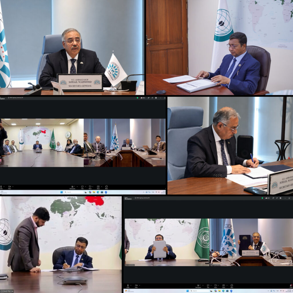 D-8 AND OIC-COMSTECH FORGE PARTNERSHIP TO ADVANCE  SCIENCE, TECHNOLOGY AND ECONOMIC DEVELOPMENT