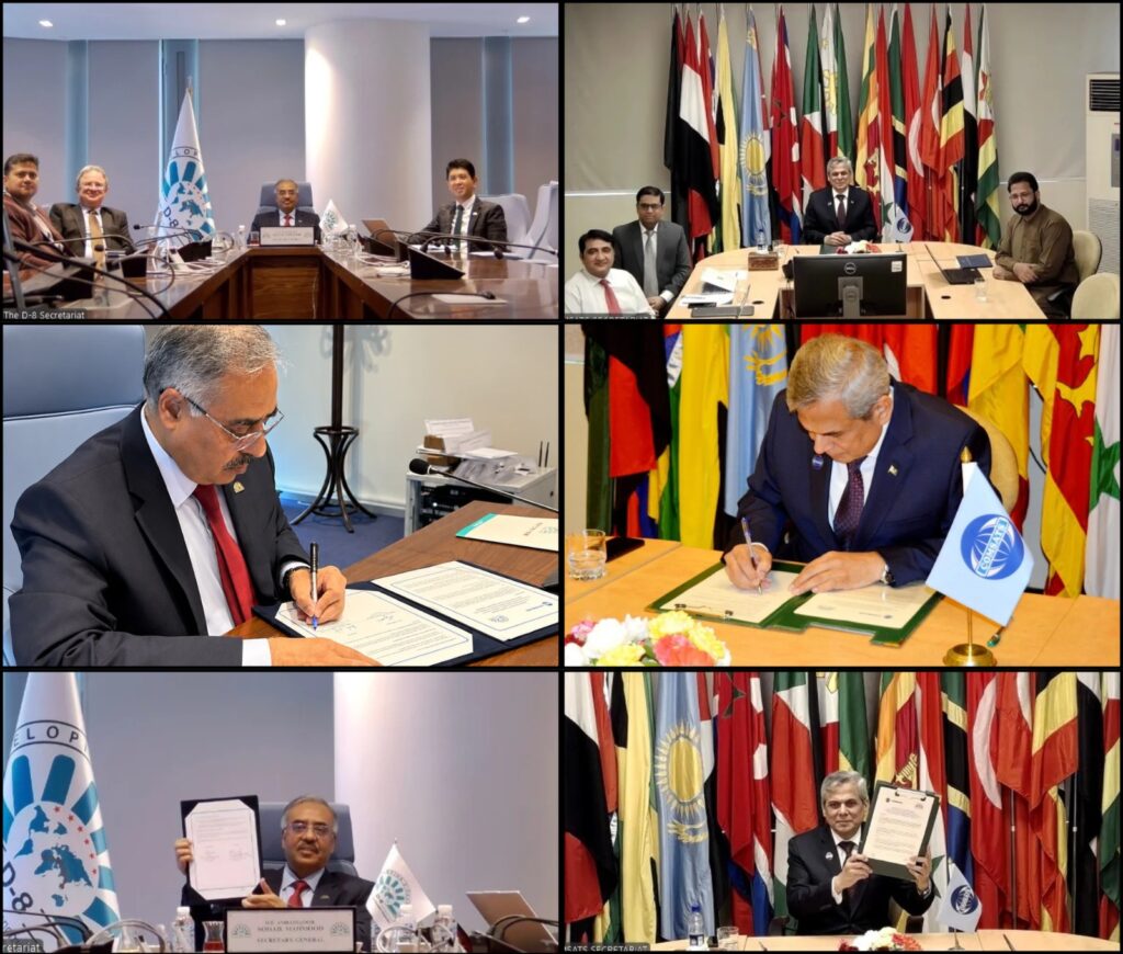 D-8 AND COMSATS SIGN MoU TO STRENGTHEN COOPERATION IN SCIENCE, TECHNOLOGY AND SUSTAINABLE DEVELOPMENT